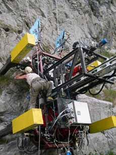 Проверка Roboclimber перед "боем" (фото с сайта esa.int)